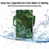Skywin Waterproof Cigarette Case with Lighter - Airtight Cigarette Dry Box with Rechargeable Lighter - Dry Cigarette Case Protects Cigarettes from...