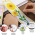 FREEBLOSS 6 Set Cross Stitch Bookmark Kit Cross Stitching Bookmark Vivid Flowers Designed Stamped Embroidery Bookmark with Instruction Cross Stitc...