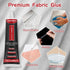 Fabric Glue, Clear Fabric Glue for Clothing Permanent Washable, Fabric Fusion Glue for All Fabrics, Clothes, Leather, Cotton, Flannel, Denim, Poly...