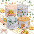 4 Roll 20 Yard Little Cutie Baby Shower Ribbon 1.5 Inch Orange Citrus Theme Wired Baby Shower Ribbon a Little Cutie Is on the Way Ribbon for DIY C...