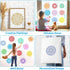 36pcs Mandala Drawing Stencils for Kids 8 Inch Sidewalk Chalk Stencils Painting Large Washable Reusable Mandala Themed Primary Shape Template for ...