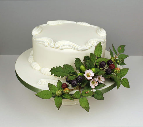 Flower Pro Blackberry & Oak Leaves Silicone Mold For Cake Decorating & Craft. For Fondant, Sugar Paste & Air Dry Clay from Katy Sue Designs Fondan...