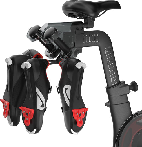 Shoe Hanger ONLY Compatible with Peloton Bike Plus with Plastic Weight Rack, Mental Shoes Holder ONLY for Bike+, Does NOT Fit Original Bike, Acces...