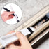 2-in-1 Dustpan Cleaning Brush Set, for Blind Recesses, Door and Window Tracks, Kitchen Recess, White, Pack of 2...