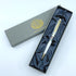Inlay Mother of Pearl Design Handmade Ballpoint Pen Retractable Executive Gift Deluxe Rollerball Point Black Ink (White)...