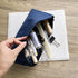 35pcs book binding kits,book cloth Hand Bookbinding Toolsfor Beginners Bookbinding Supplies with Paper Awl Binding Ribbon Glue Brush and Ruler for...