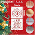 20 Pieces Christmas Snowflake Stencil Reusable Stencils Plastic Let it Snow Holiday Stencils for Window Glass DIY Crafts Wall Doormat Wood (20 Sno...