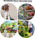 Flower Decor 24pcs Butterfly Garden Decoration Beautiful Decoration Metal Stakes Outdoor Garden Stakes Metal Lawn Ornaments Windmill Decor Foot Ha...