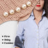 24 Sets Pearl Buttons for Clothes, Pearl Brooch Buttons No Sew Buttons Reusable Decorative Pearl Pins Buttons for Women Girls Shirt Dress Sweaters...