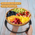 Beasea Tart Pan 10 Inch with Removable Bottom, Non Stick Quiche Pan Pie Shell Fluted Edge Tart Pan, Loose Base Carbon Steel Round Cooking Pan for ...