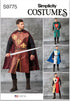 Simplicity Easy Unisex Tabards, Capes and Heraldic Shields Sewing Pattern Packet, Code S9775, One Size Fits Most Adults, Multicolor...