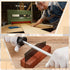 Cabinet Scraper Burnisher with 4 Piece Multi Shaped Scraper Set Manganese Steel Rectangle Curved Beveled Card Scraper Woodworking Carving Hand Cab...