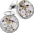 HAWSON Watch Movements Cufflinks for Man Shirt, Wedding Business Jewelry....
