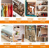 ACMETOP 24 Pack Cedar Blocks for Clothes Storage, 100% Natural Cedar Rings, Cedar Chips for Closets Storages, Cedar Balls Hangers for Wardrobes Cl...