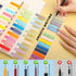 2800-Pcs Sticky/Book Tabs, Writable Morandi Translucent Book Markers Sticky Note Tabs, Repositionable Book Flags Strip, Post It Notes, Book Annota...