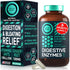 Digestive Enzymes with Probiotics and Prebiotics - Gut Health & Digestion Supplement with Artichoke Ginger Turmeric – Vegan Enzyme Complex for Dig...