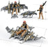 US Army Men Action Figures Play Set,Toy Soldiers with Military Weapons Accessories for Kids Boys...