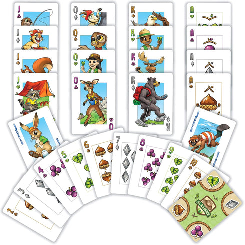 MasterPieces Licensed Kids Games - Jr Ranger - Supersized Playing Cards Games for Kids & Family, Laugh and Learn...