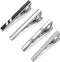 MOZETO Tie Clips for Men, Classic Style Silver Tie Bar Set for Regular Ties Luxury Box Gift Ideas...