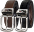 Tommy Hilfiger Men's Reversible Belt, Brown/Black Casual, 42...