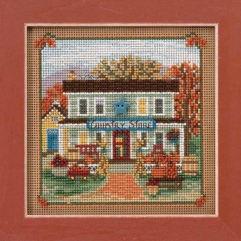 Country Store Beaded Counted Cross Stitch Kit Mill Hill 2017 Buttons & Beads Autumn MH141722...