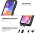 for Samsung Galaxy A23 5G Case, Waterproof Phone Case with Built-in Screen Protector and Lanyard, Full Body Underwater Dustproof Shockproof Rugged...