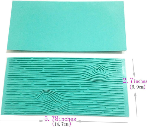Fondant Molds Fondant Impression Mat Set,Gobaker Tree Bark/Brick Wall/Cobblestone/Stone Wall Flower Vine Lace Texture Design Cake Decorating Suppl...