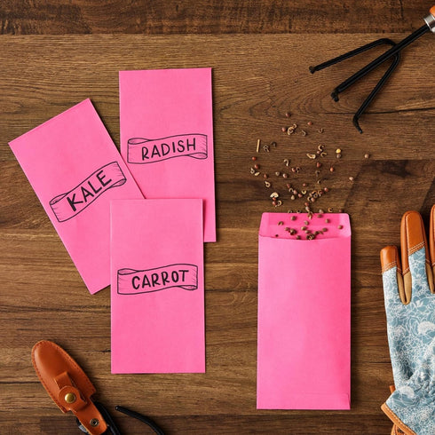 Okuna Outpost 100 Pack Money Envelopes for Cash, Payroll, Money Saving, Coins, Currency, 100GSM, Pink (4 x 7 In)...