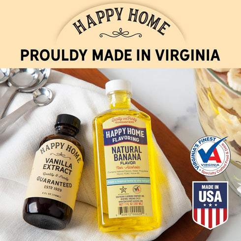 Happy Home Premium Natural Peach Flavor - Certified Kosher, 4 oz....