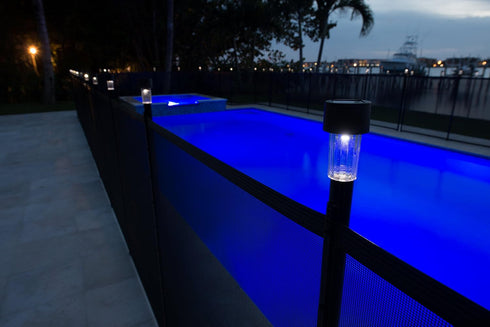Pool Fence Solar Lights...