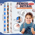 Sabary 48 Pcs Sports Pencils Silicone Bracelets Set Soccer Football Basketball Baseball Wooden Pencil Rubber Wristbands for Students School Classr...