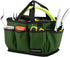 Gardening Tote Bag, Deluxe Garden Tool Storage Bag and Home Organizer with Pockets, Wear-resistant & Reusable, 14 Inch, Dark Green...
