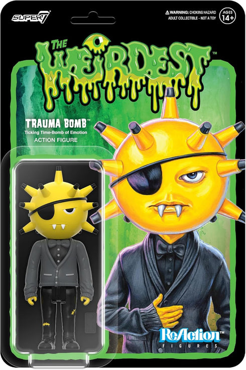 Super7 The Weirdest Trauma Bomb - 3.75" The Weirdest Action Figure and Accessory Campy Horror Collectibles and Retro Toys...