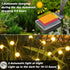 Solar Garden Lights - New Upgraded 4 Pack 40 LEDs Solar Outdoor Decorations Lights, Solar Firefly Lights Waterproof Solar Swaying Garden Decorativ...