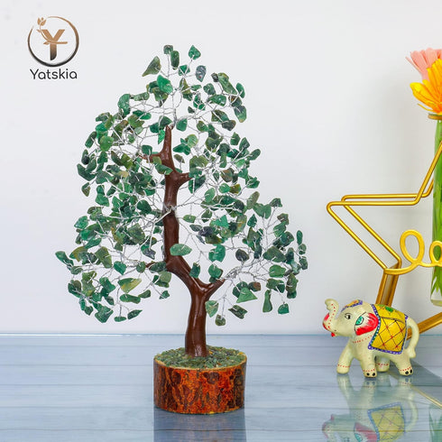 YATSKIA Green Aventurine - Money Trees, Chakra Crystalsm Crystal Trees as Home Decor, Healing Crystals, Tree for Home, Crystal Gifts for Women, He...