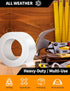 Duct Tape Heavy Duty 2in/105ft/35yd Water Resistant, Tear by Hand with No Residue Strong Adhesive Duct Tape for General Repairs and Professional U...