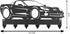 SWEN Products Farrell - Chevy Corvette C_Vet 2009 Key Metal Key Chain Hanger - Leash Holder...