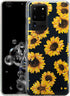 Flower Case for Samsung Galaxy S20 Ultra (6.9"), Floral Pattern Clear Slim Girly Design, Shockproof Protective Hard PC Back with Soft TPU Bumper P...