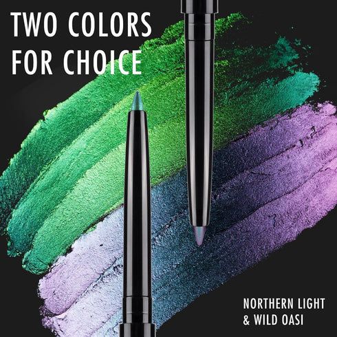 BEPHOLAN Eyeliner Pencil,Colored Eyeliners,Metallic Eyeliner,Shifting Colors Glitter Waterproof Eyeliner,24h Long-Lasting Eyeliner Pen 2PCS...