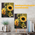 VIGEGU Paint by Numbers Kit for Adults Beginner with Framed Canvas - with Wooden Easel, Sunflower Butterfly DIY Oil Painting, with Acrylic Paints ...