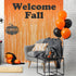 Orange Tinsel Curtain Party Backdrop - GREATRIL Foil Fringe Curtain Party Streamers for Fall/Thanksgiving Day/Birthdays/Doorway/Easter/Coco Theme/...