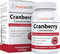 #1 Cranberry Extract Supplement for Bladder & Urinary Tract Support | 12,600 mg of Fresh Cranberries, Vitamin C & E and Polyphenols | Lab Tested &...