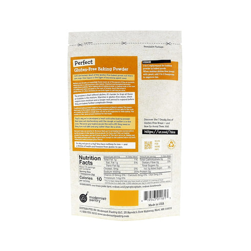 I'm Free Perfect Gluten-Free Baking Powder Vegan ? Non-GMO Gluten-Free OU Kosher Certified - 8 oz....