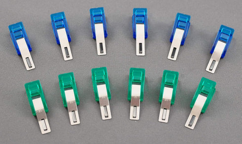 Taylor Seville Originals Mini Magic Clip Sewing and Quilting Clips- 12 Piece Package - Quilting Supplies and Notions - Sewing Accessories and Supp...