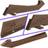 FINDKING Walnut Knife Edge Guard, Wooden Magnetic Knife Sleeve for Counter, Drawer, Knife Bag, Light, Portable Blade Sheath Cover, Suitable for 10...