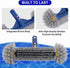 Pool Brush with Round Ends, Premium Pool Brushes for Cleaning Pool Walls & Tiles, 12.5'' Pool Brush Head for Inground Pools/above Ground Pools, Sp...