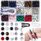 Colle 418Pcs Stone Jewelry Making Kit, Crystal Stone Bracelet Making Kit, Crystal Natural Stone Healing Beads for Jewelry Making, Bracelet Making ...