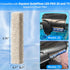 AQUANEAT 12-Pack Replacement Ammonia Reducer Pads Compatible with Aqueon QuietFlow 20 and 75 LED PRO Aquarium Power Filter...