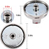 DG64-00473A Burner Dial Knob (Upgrade&Durable) with Metal Ring for Samsung Range Oven Replaces DG64-00347A,AP5917439, PS9606608