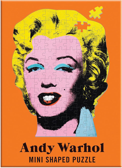 Galison Andy Warhol Mini Shaped Puzzle Marilyn...